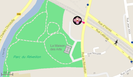 Carte des arrêts bus au 51 rue du Réveillon Carte des arrêts bus au 51 rue du Réveillon